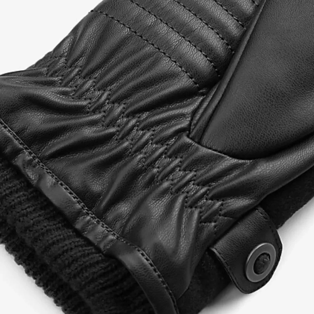Express Black Puffer‎ Gloves Black one size NWT IN PACKAGING UNOPENED